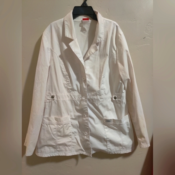 Dickies Jackets & Blazers - Dickies white Lab coat Womens size Large